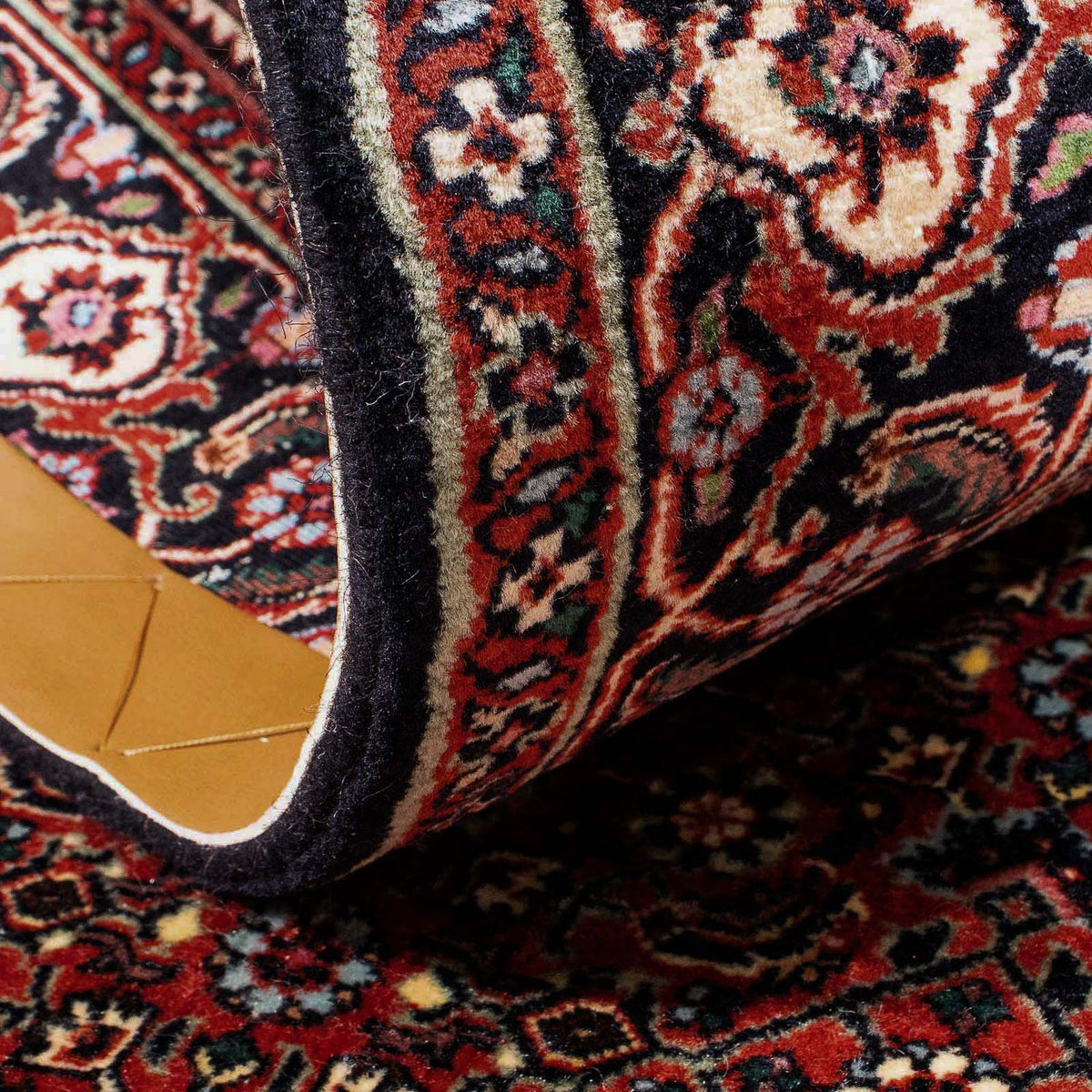 Persisk tæppe - Bijar - 182 x 110 cm - rød