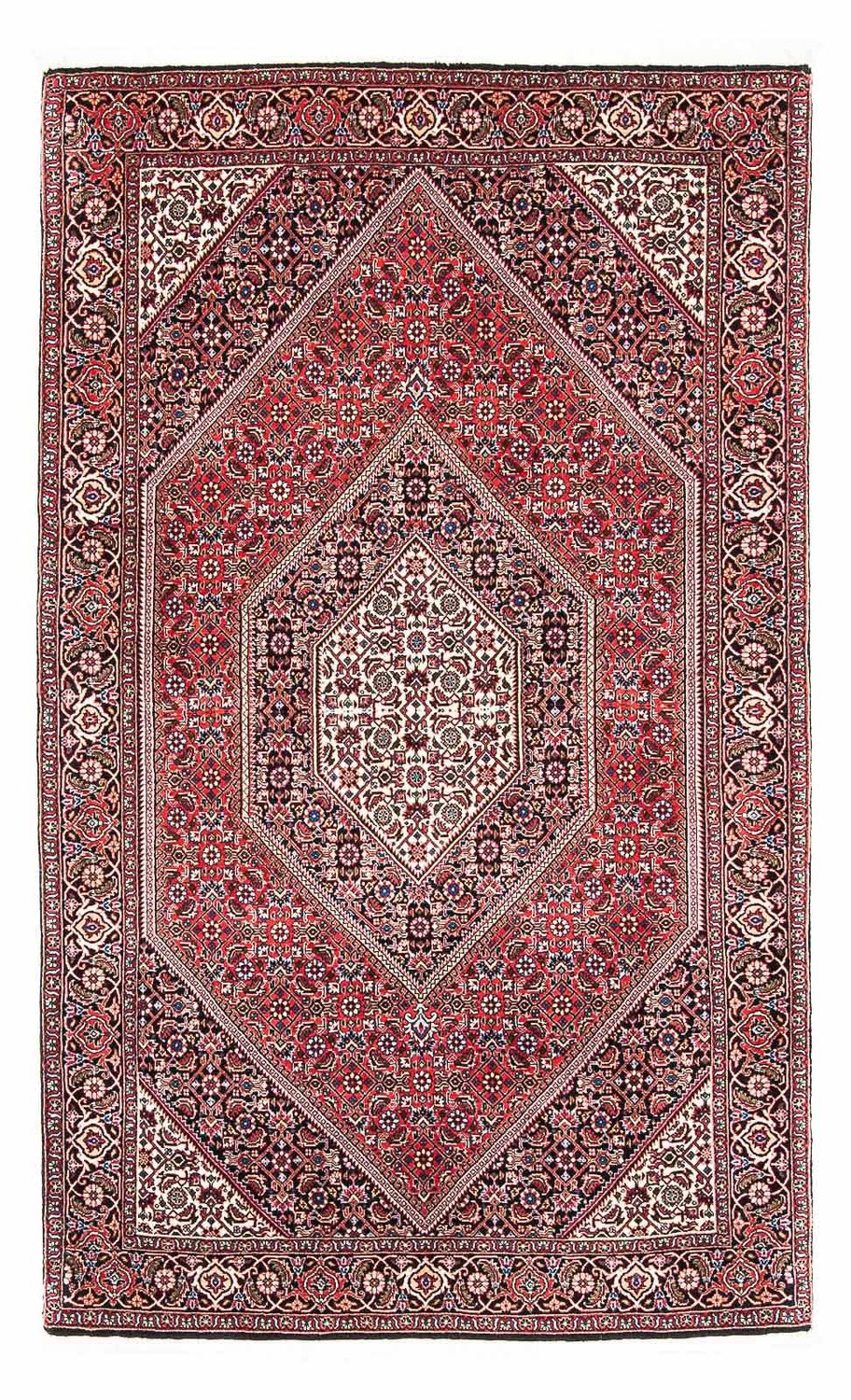 Persisk tæppe - Bijar - 175 x 110 cm - rød