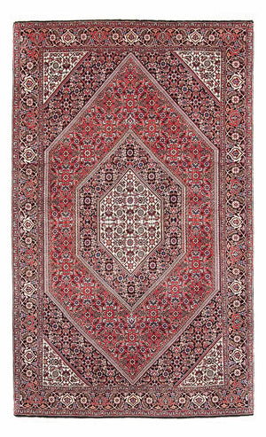 Persisk tæppe - Bijar - 175 x 110 cm - rød