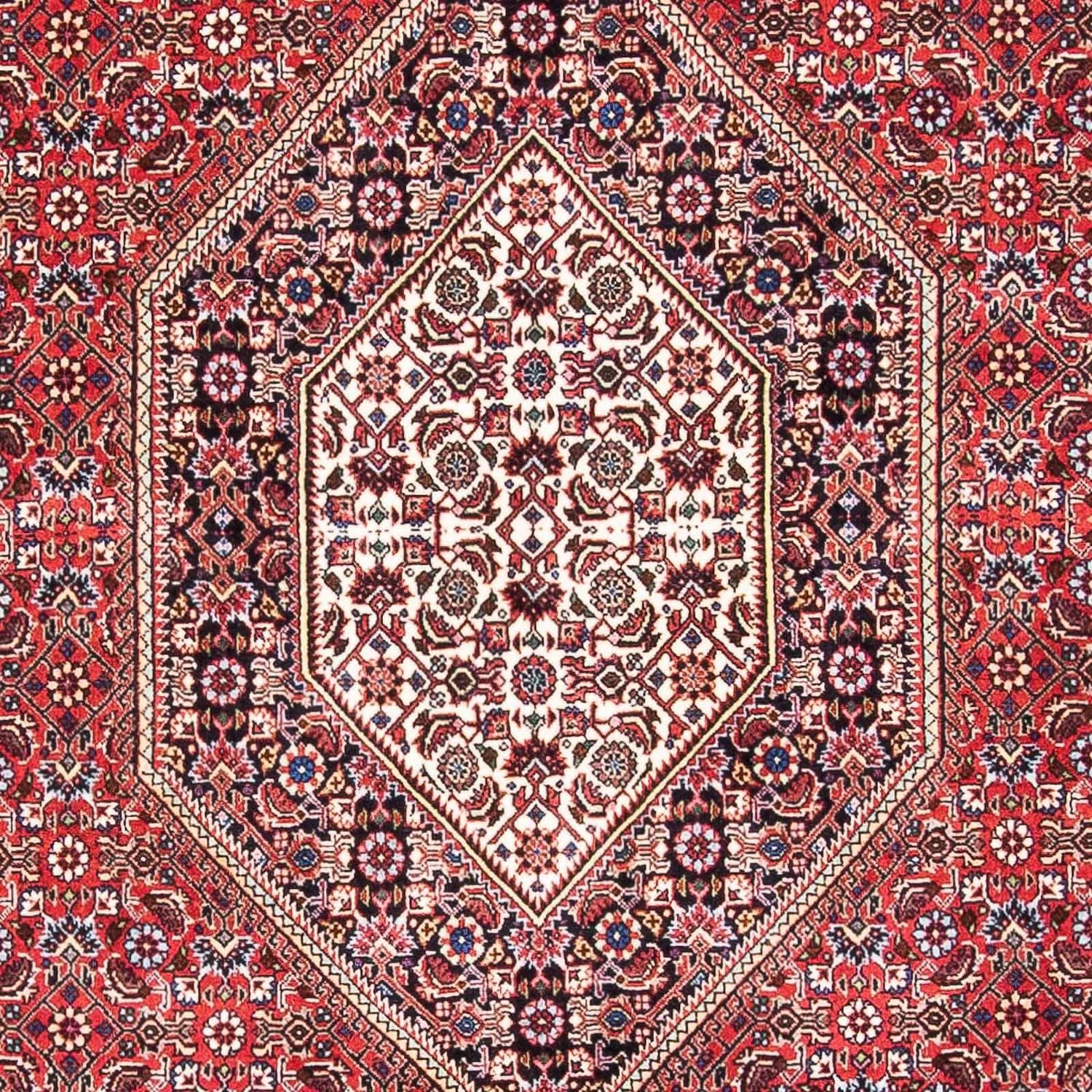 Persisk tæppe - Bijar - 175 x 110 cm - rød