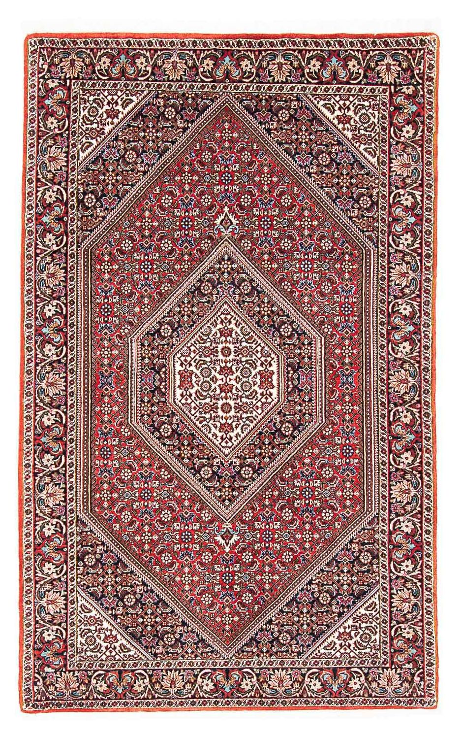 Persisk tæppe - Bijar - 179 x 110 cm - rød