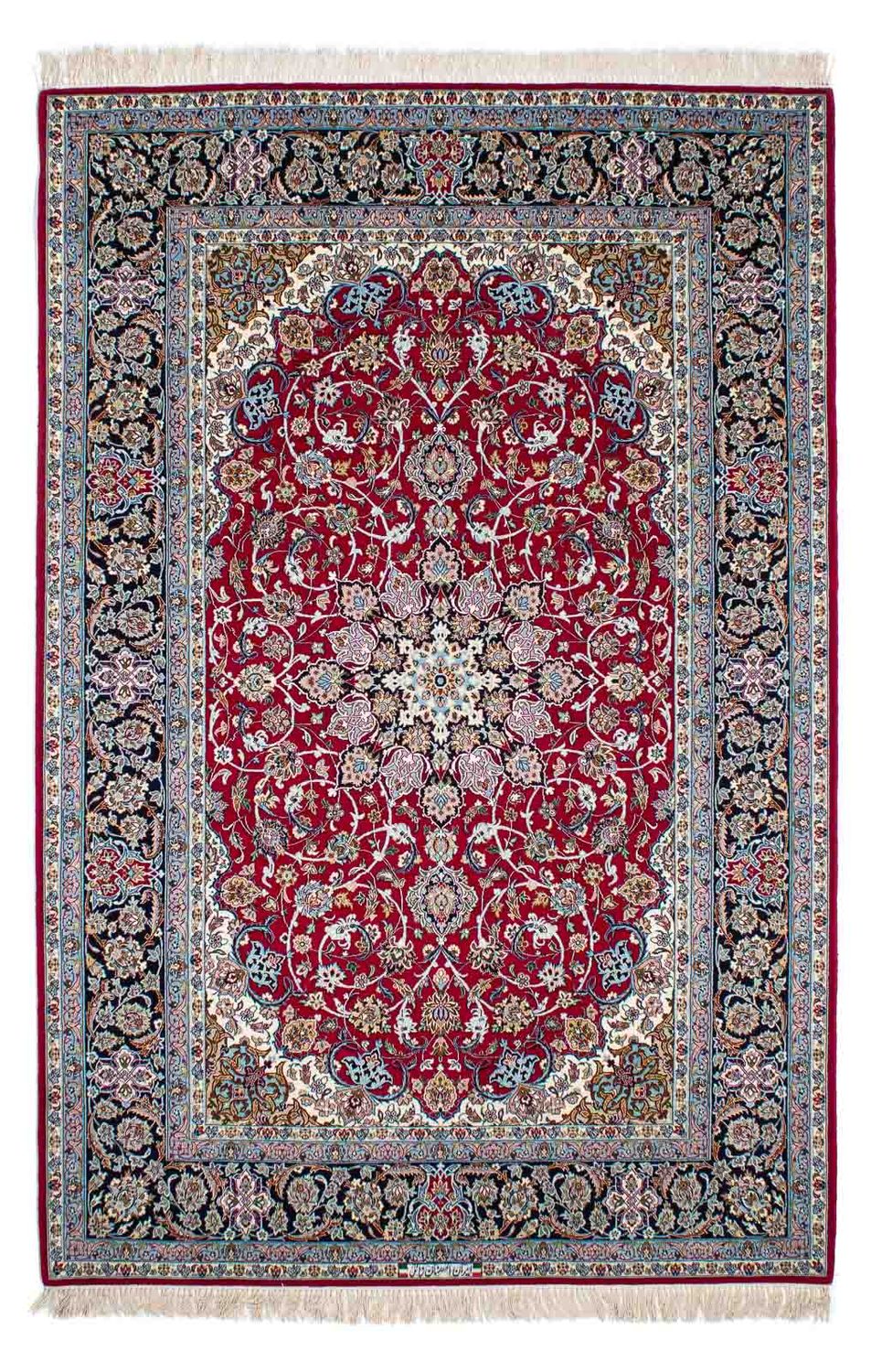 Persisk tæppe - Isfahan - Premium - 240 x 160 cm - rød