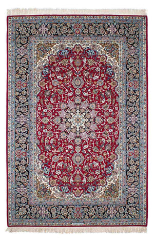 Persisk tæppe - Isfahan - Premium - 240 x 160 cm - rød