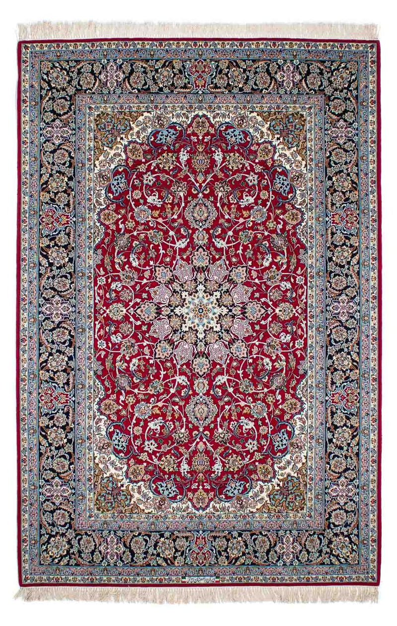 Persisk tæppe - Isfahan - Premium - 240 x 160 cm - rød