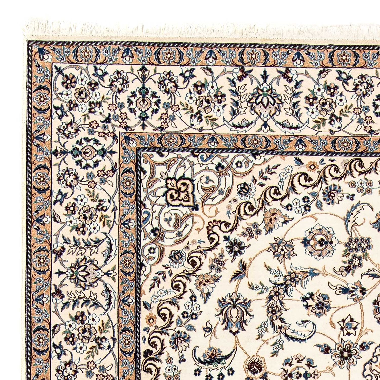 Persisk tæppe - Nain - Royal - 291 x 202 cm - beige