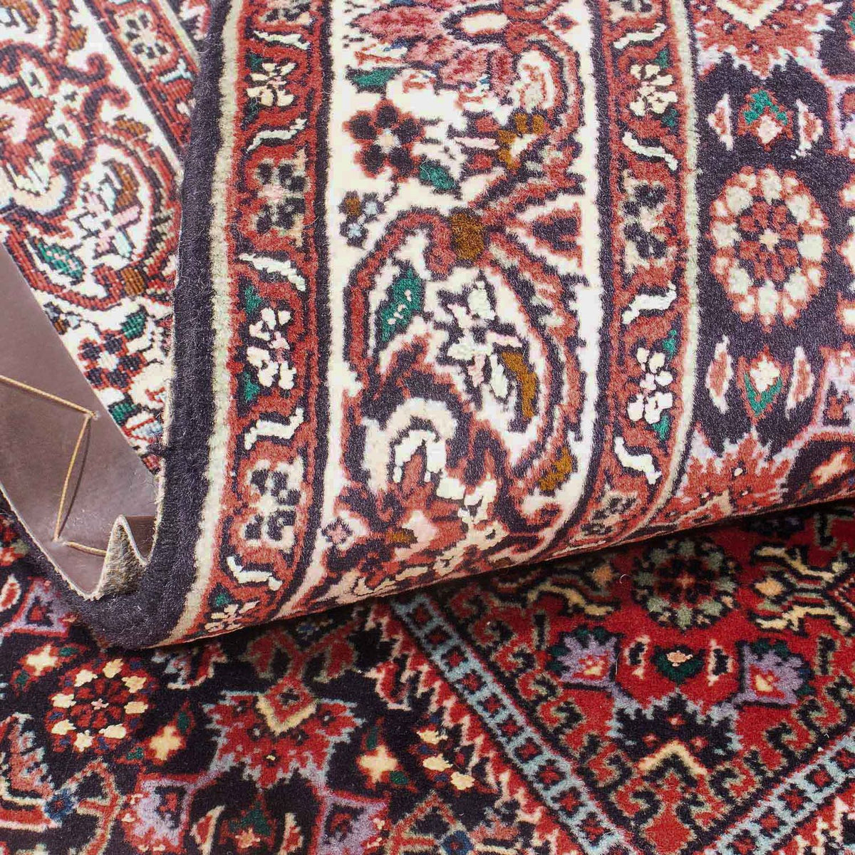 Persisk tæppe - Bijar - 151 x 86 cm - lysrød