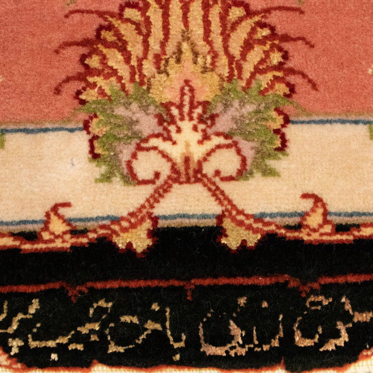 Persisk tæppe - Tabriz - Royal - 163 x 104 cm - sort