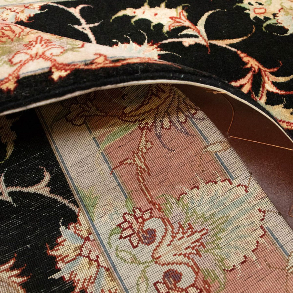 Persisk tæppe - Tabriz - Royal - 163 x 104 cm - sort