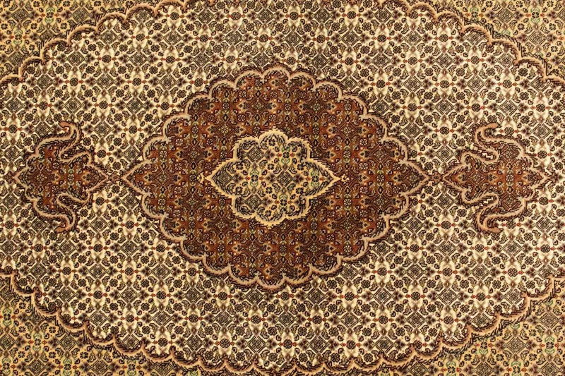 Persisk tæppe - Tabriz - Royal - 151 x 104 cm - beige