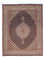 Persisk tæppe - Tabriz - 200 x 154 cm - mørkebrun