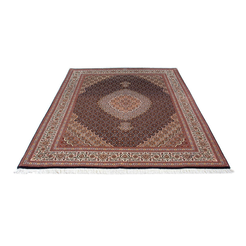 Persisk tæppe - Tabriz - 200 x 154 cm - mørkebrun