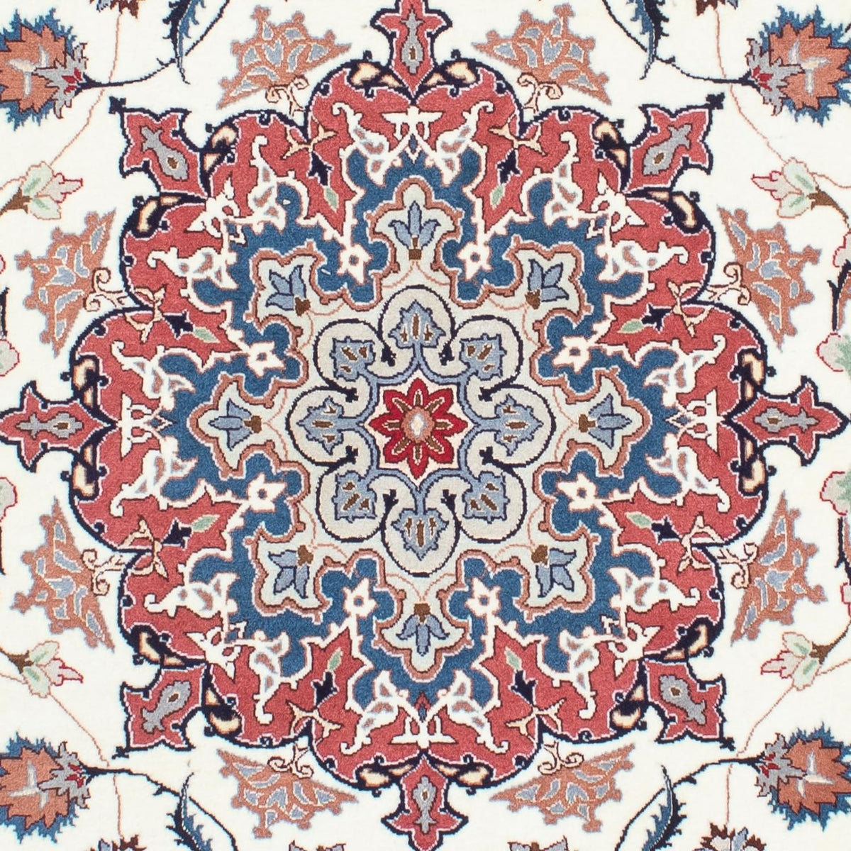 Persisk tæppe - Tabriz - Royal - 194 x 153 cm - beige