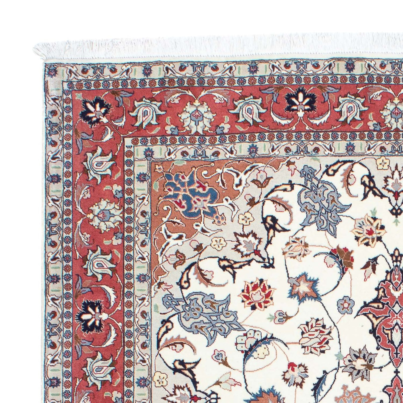 Tabriz - 50 Raj Tæppe 194x153cm - Persisk tæppe