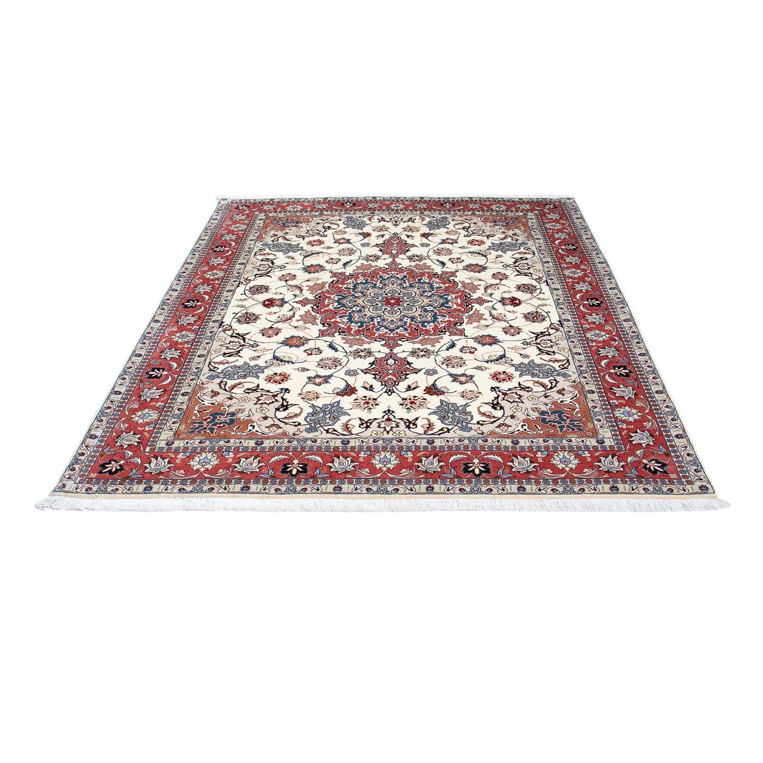 Persisk tæppe - Tabriz - Royal - 194 x 153 cm - beige