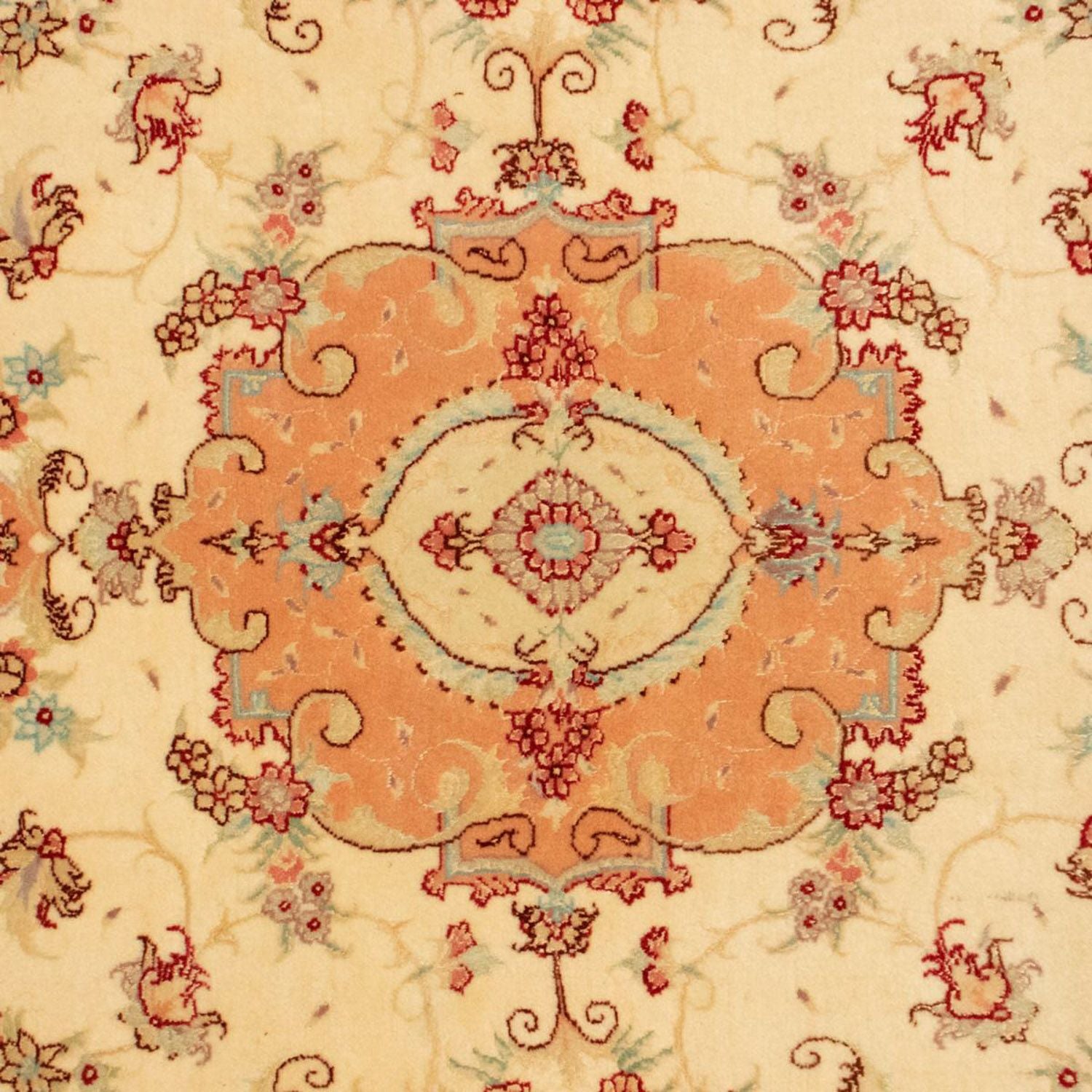 Persisk tæppe - Tabriz - Royal - 148 x 100 cm - beige