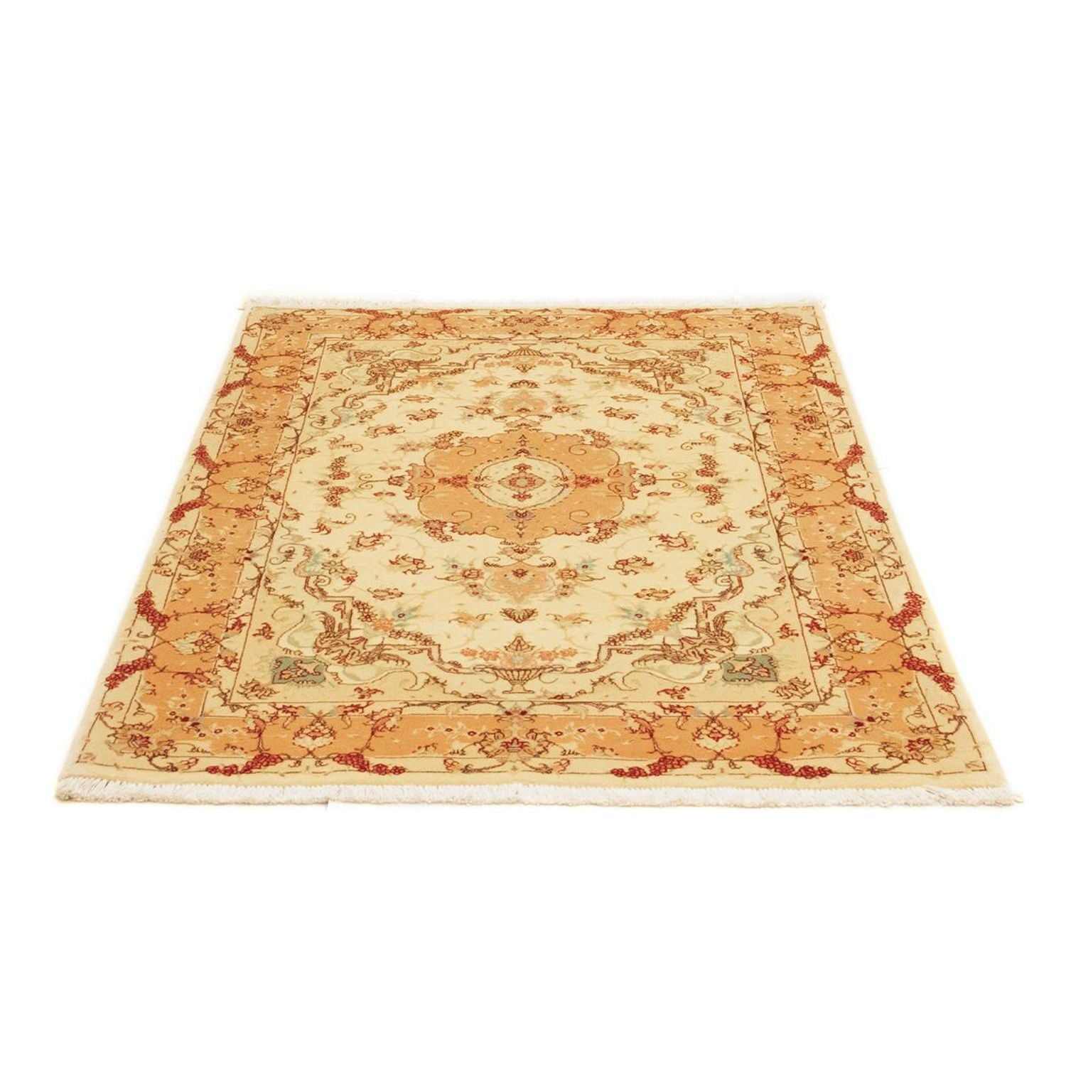 Persisk tæppe - Tabriz - Royal - 148 x 100 cm - beige