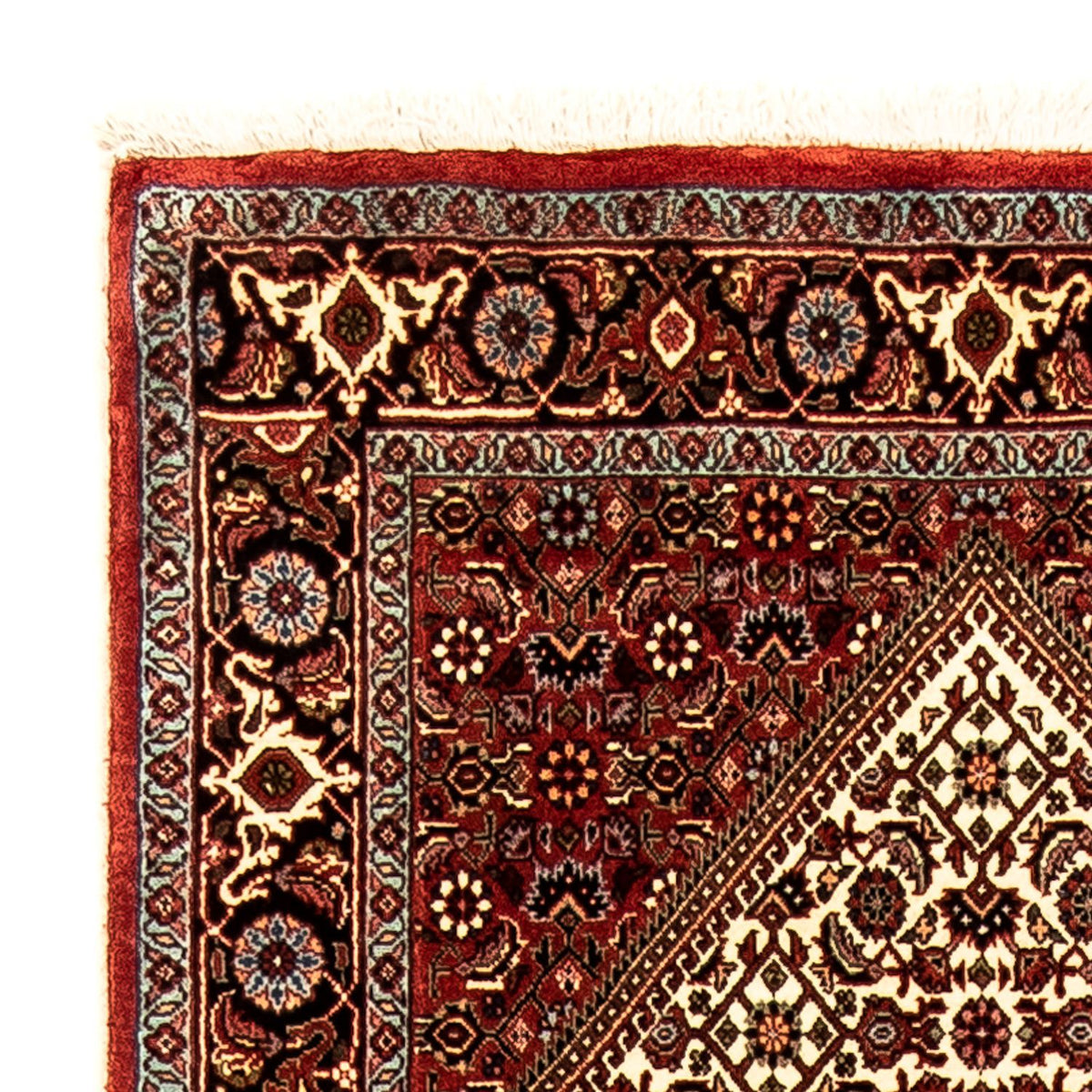 Løber Persisk tæppe - Bijar - 302 x 83 cm - flerfarvet