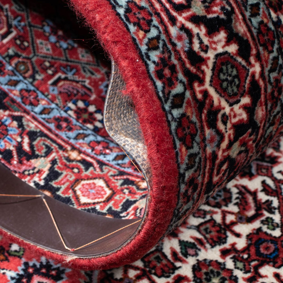 Løber Persisk tæppe - Bijar - 207 x 73 cm - rød