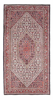 Persisk tæppe - Bijar - 142 x 72 cm - beige