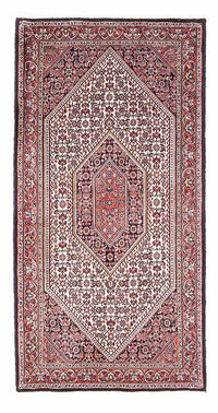 Persisk tæppe - Bijar - 142 x 72 cm - beige
