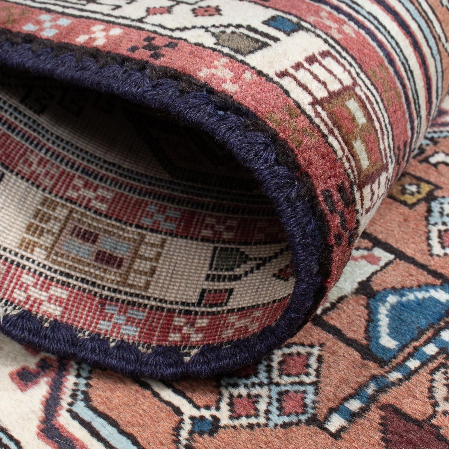 Løber Persisk tæppe - Bijar - 208 x 133 cm - beige