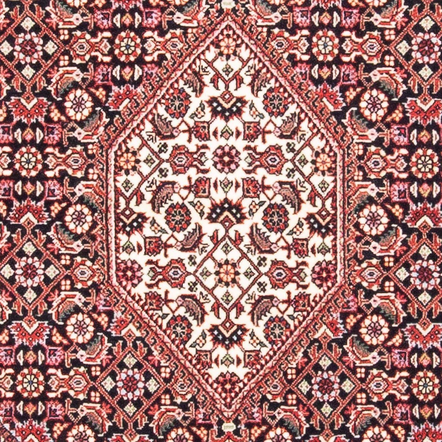 Persisk tæppe - Bijar - 130 x 83 cm - rød
