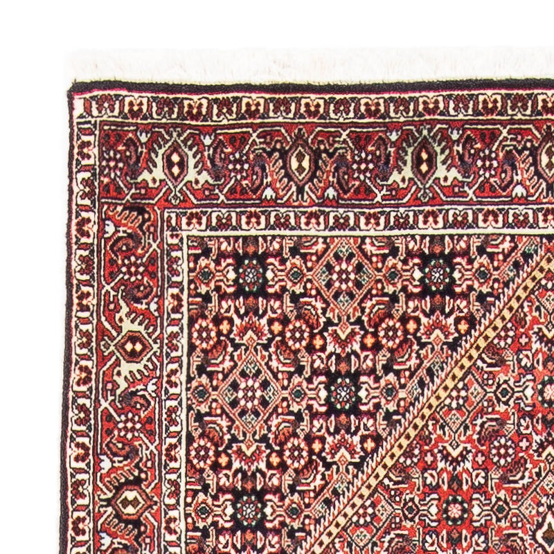 Persisk tæppe - Bijar - 145 x 88 cm - lysrød