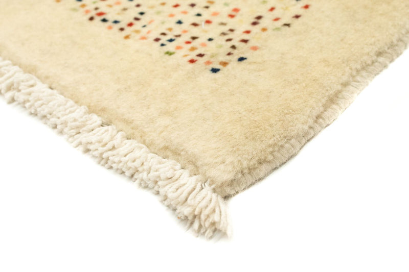 Gabbeh Tæppe - Loribaft Persisk - 242 x 158 cm - beige
