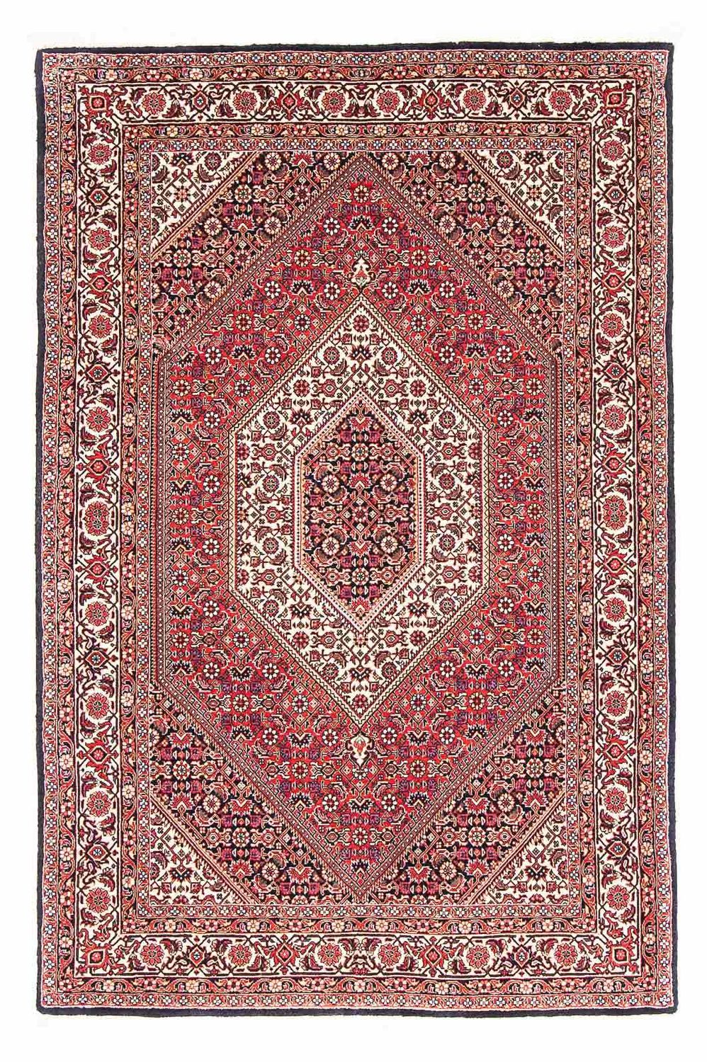 Persisk tæppe - Bijar - 171 x 112 cm - rød