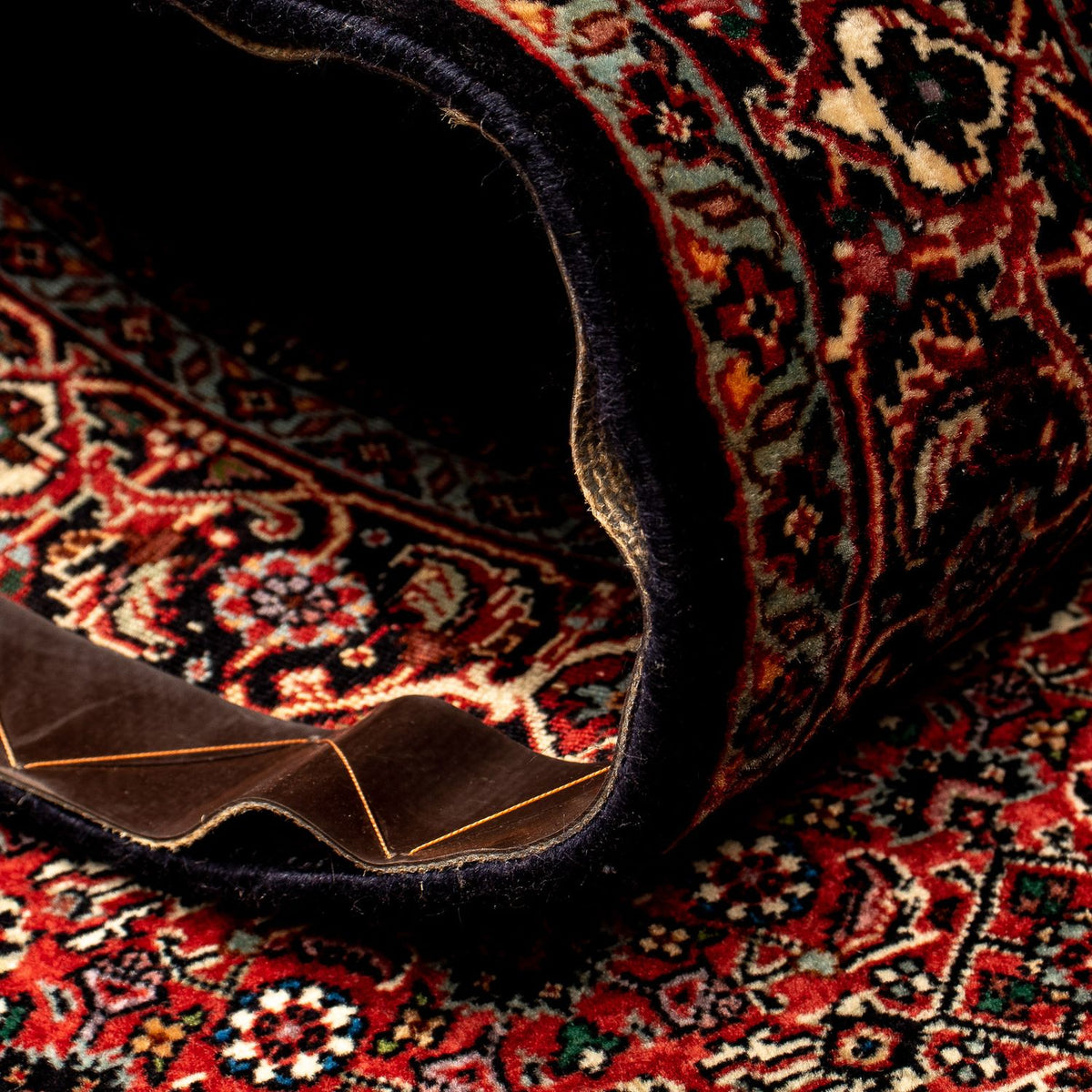 Løber Persisk tæppe - Bijar - 305 x 86 cm - flerfarvet