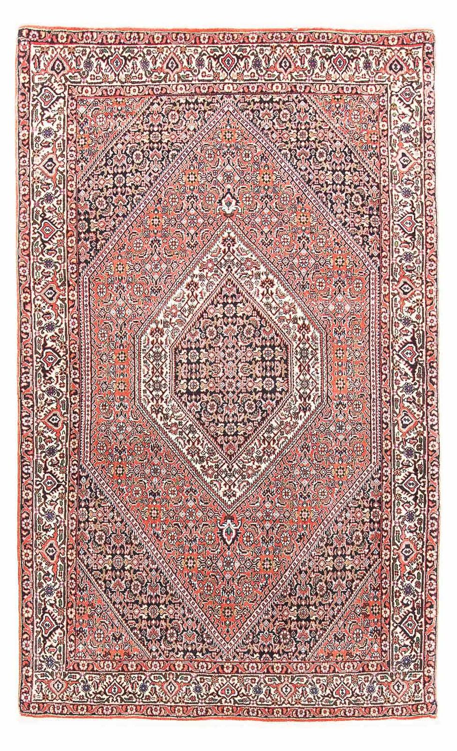 Persisk tæppe - Bijar - 178 x 110 cm - lysrød