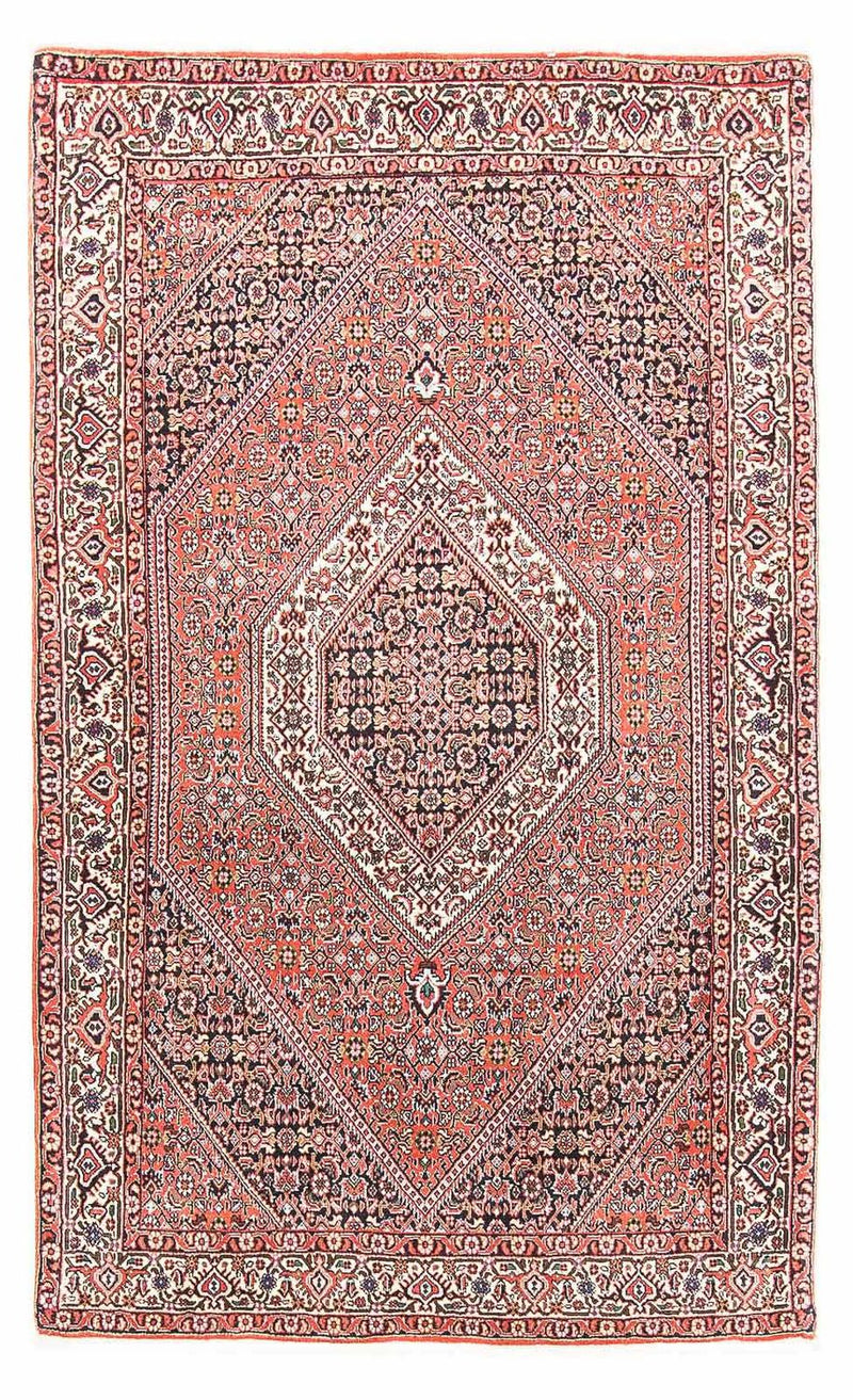 Persisk tæppe - Bijar - 178 x 110 cm - lysrød