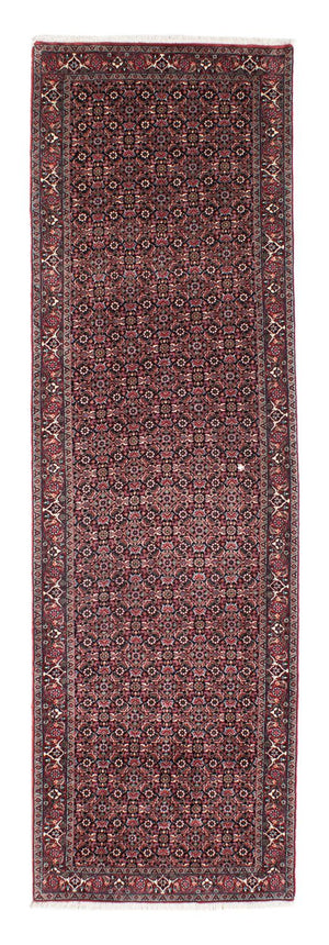 Løber Persisk tæppe - Bijar - 288 x 86 cm - rød