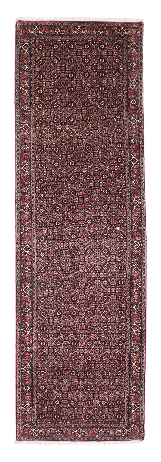 Løber Persisk tæppe - Bijar - 288 x 86 cm - rød