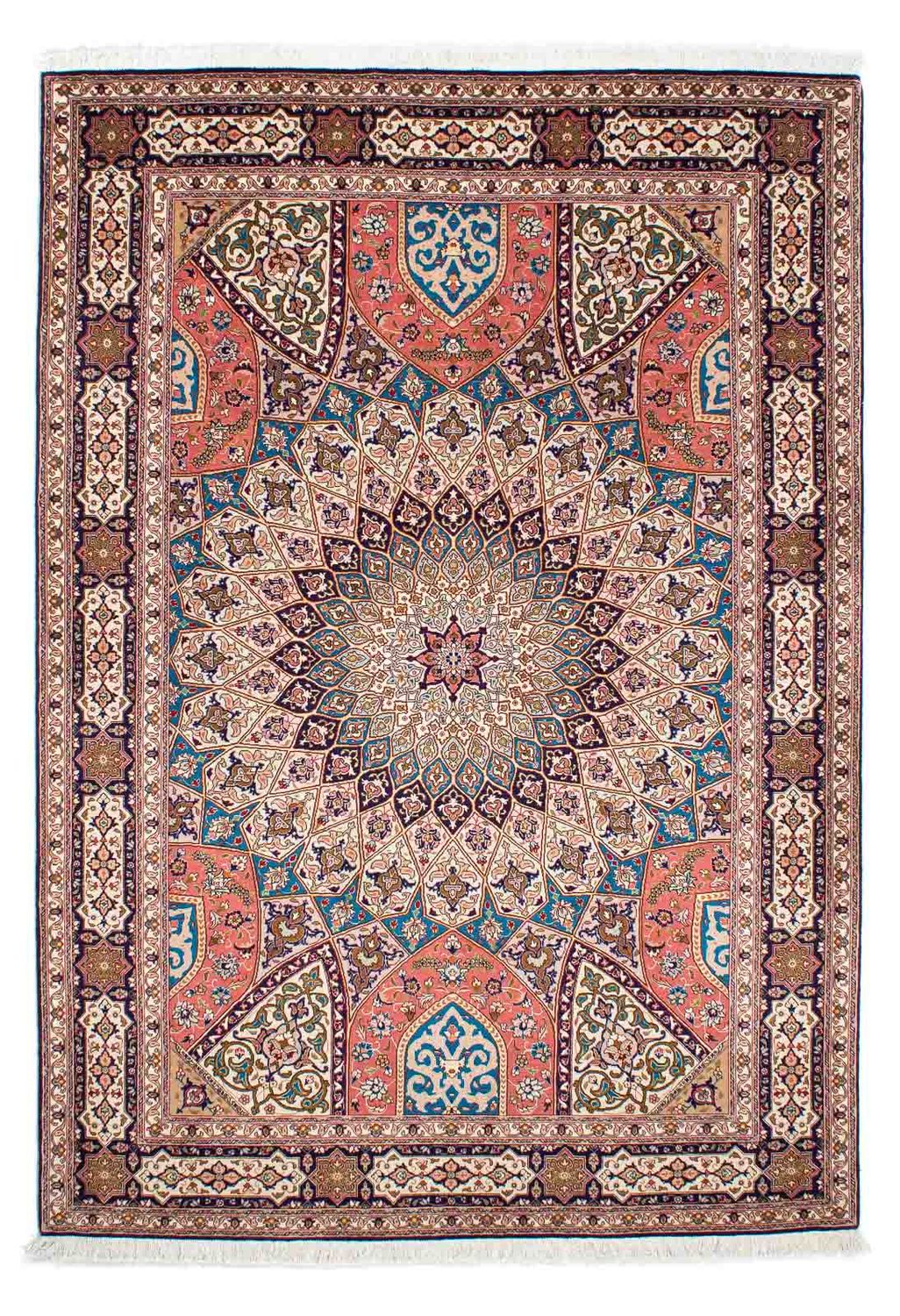 Persisk tæppe - Tabriz - Royal - 242 x 168 cm - flerfarvet