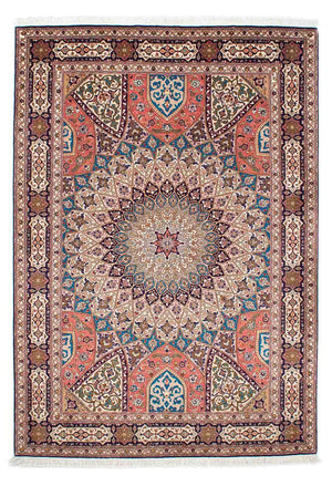 Persisk tæppe - Tabriz - Royal - 242 x 168 cm - flerfarvet
