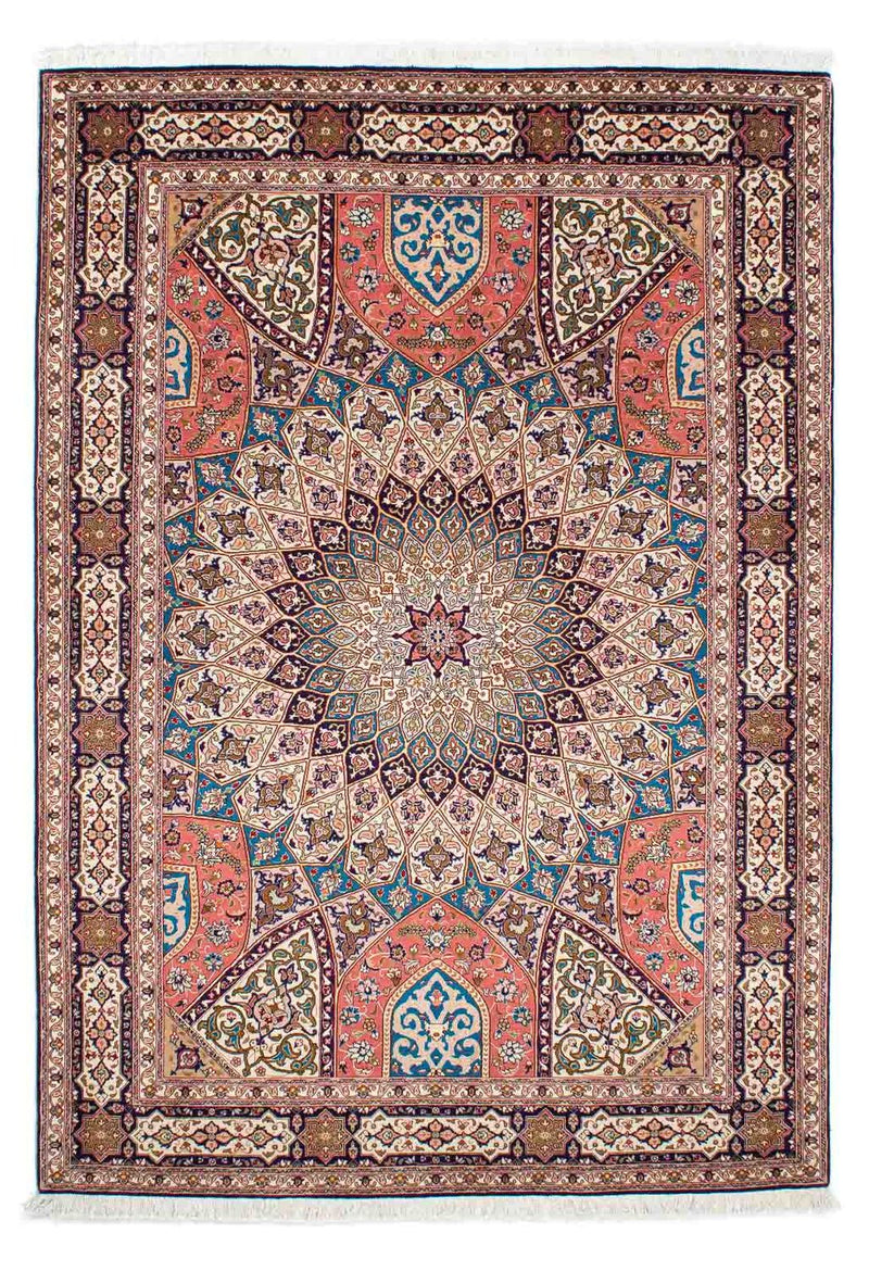 Persisk tæppe - Tabriz - Royal - 242 x 168 cm - flerfarvet