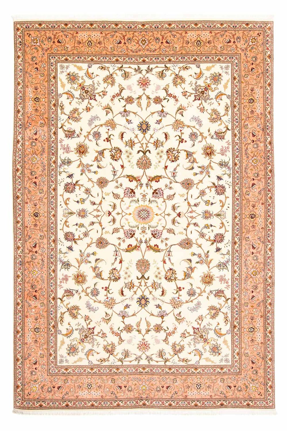 Persisk tæppe - Tabriz - Royal - 302 x 203 cm - beige