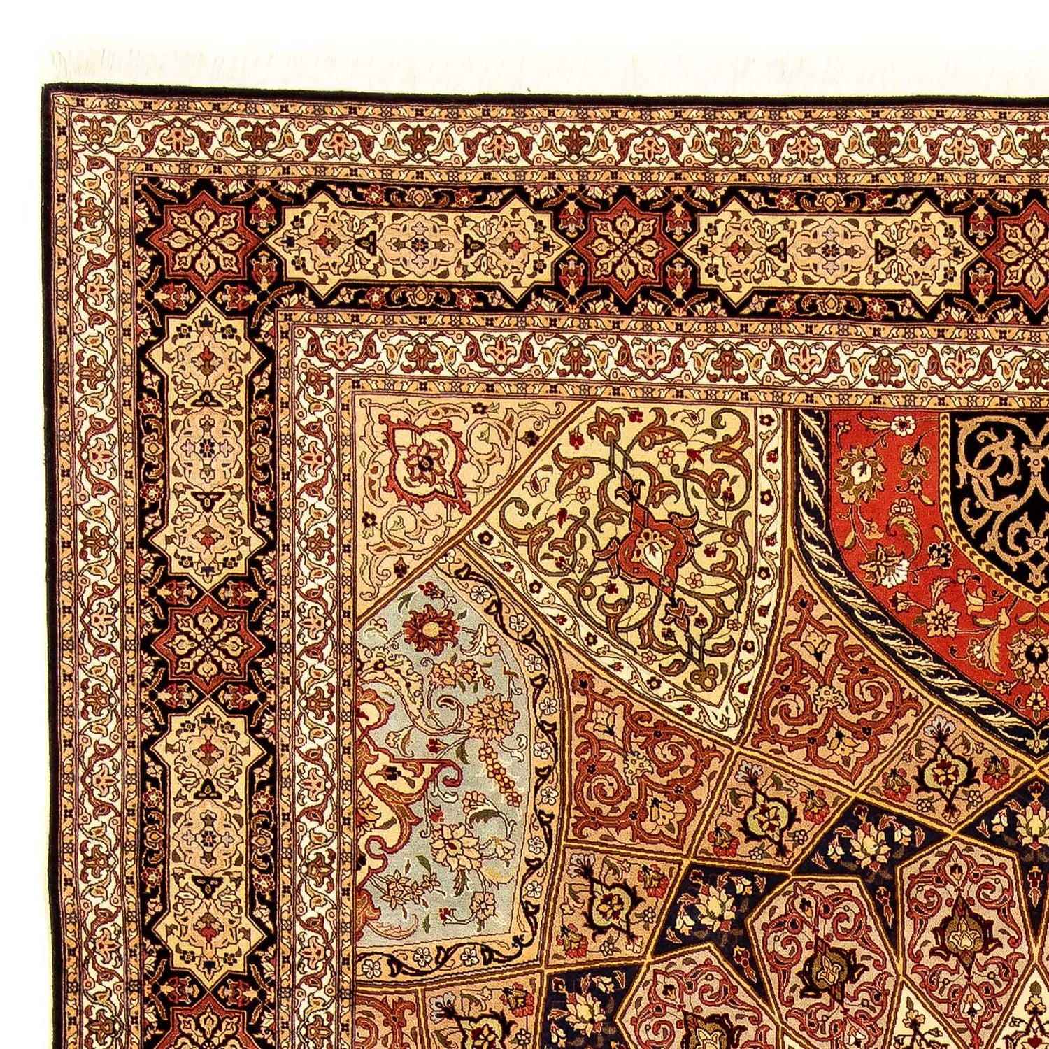 Persisk tæppe - Tabriz - Royal - 355 x 252 cm - flerfarvet