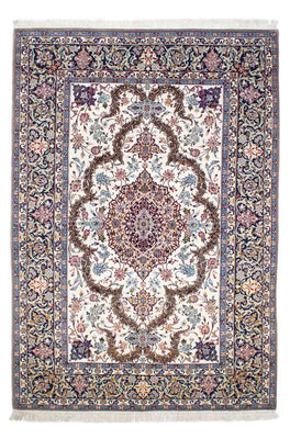 Persisk tæppe - Isfahan - Premium - 233 x 160 cm - beige