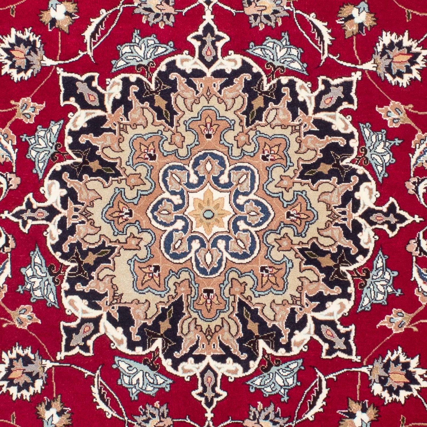 Persisk tæppe - Tabriz - Royal - 207 x 154 cm - rød