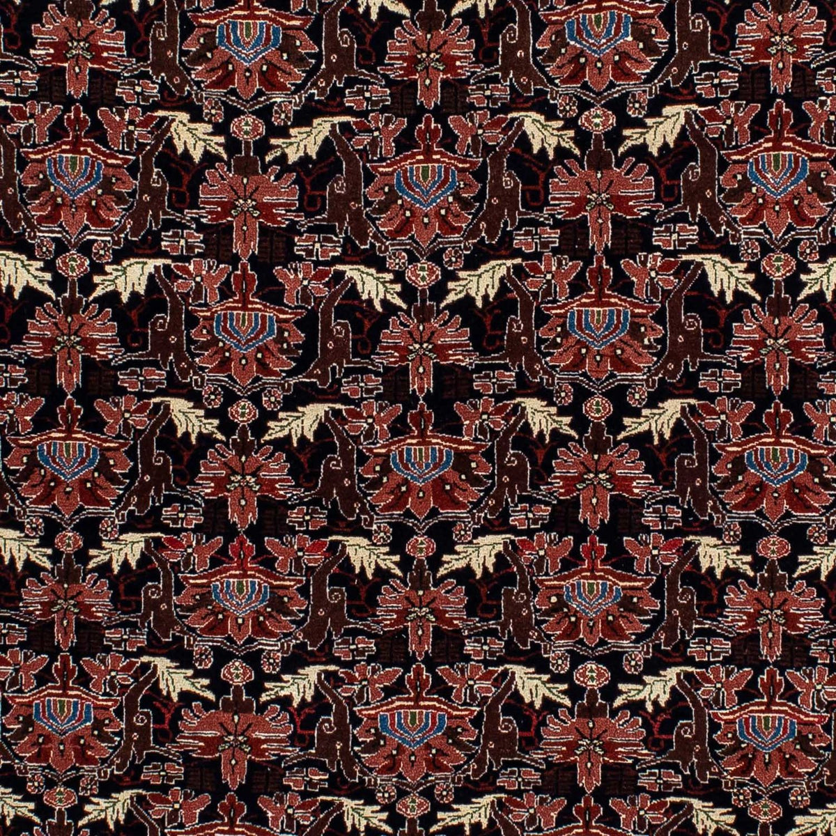 Persisk tæppe - Ghom - 186 x 141 cm - mørkeblå