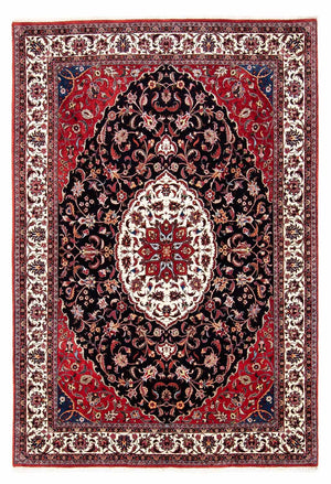 Persisk tæppe - Bijar - 248 x 173 cm - mørkeblå