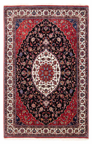 Persisk tæppe - Bijar - 253 x 171 cm - mørkeblå