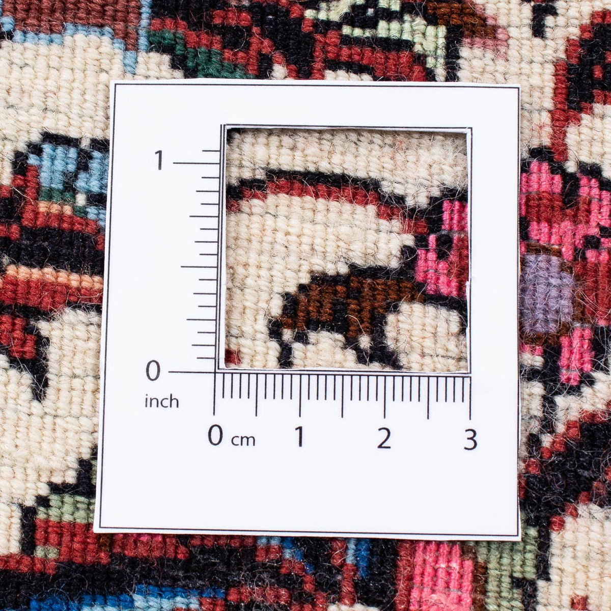 Persisk tæppe - Bijar - 253 x 171 cm - mørkeblå