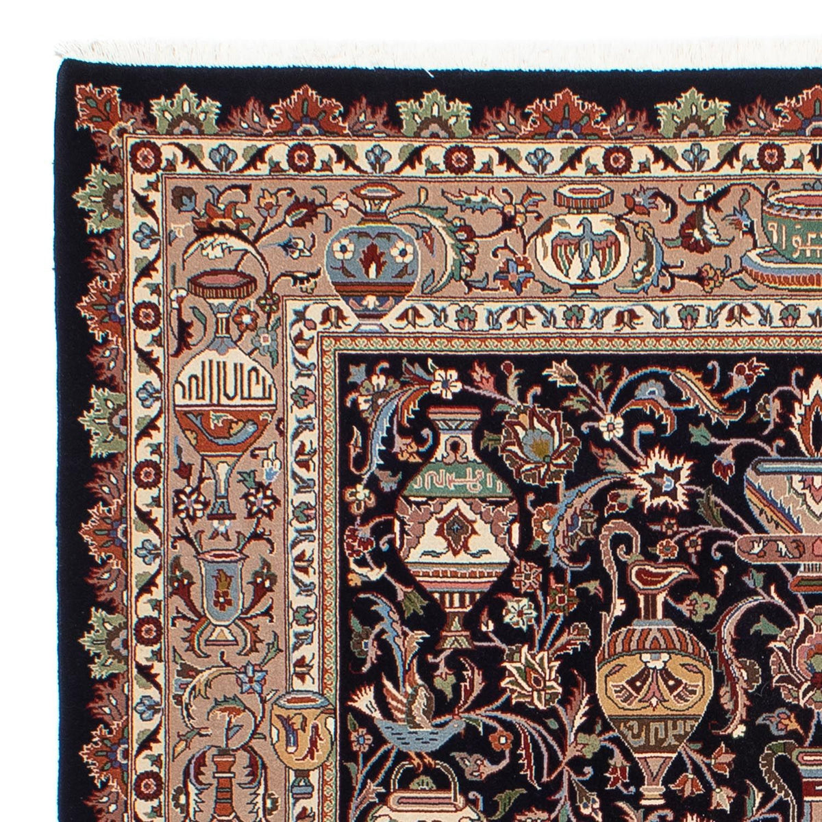 Persisk tæppe - Classic - 245 x 200 cm - sort