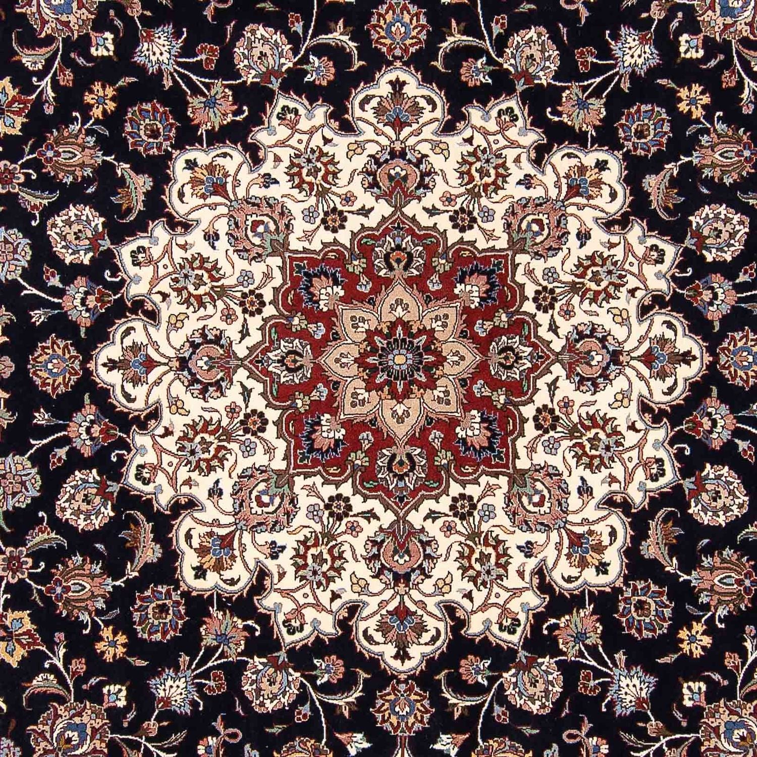 Persisk tæppe - Classic firkantet  - 307 x 300 cm - mørkeblå