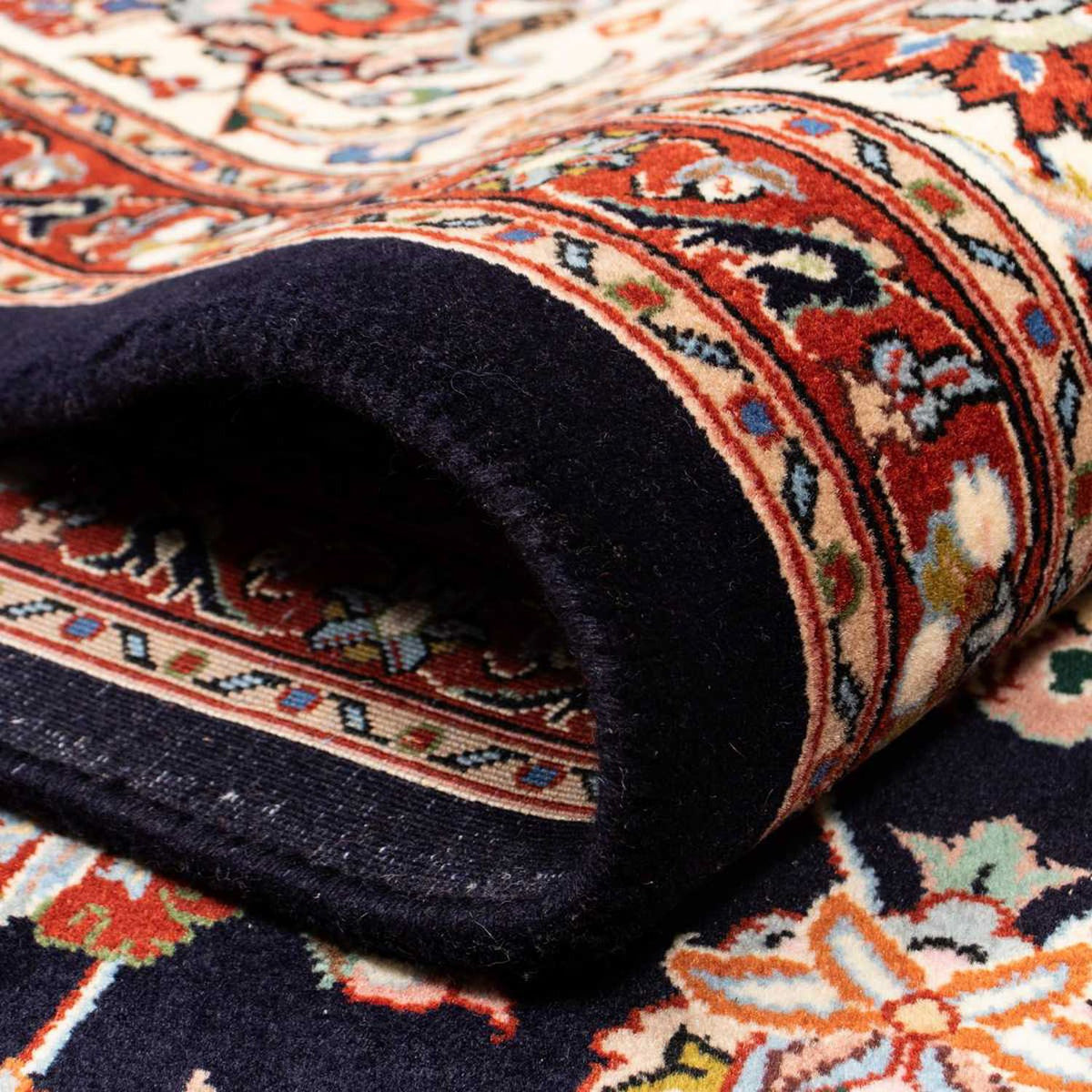 Persisk tæppe - Classic - 342 x 248 cm - mørkeblå