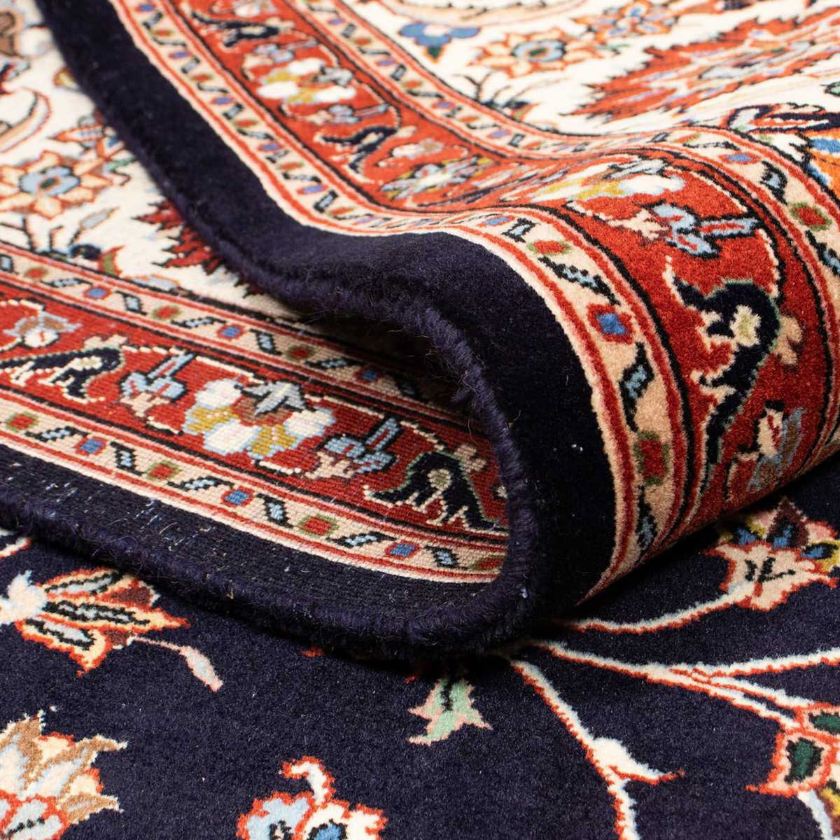 Persisk tæppe - Classic - 343 x 247 cm - mørkeblå
