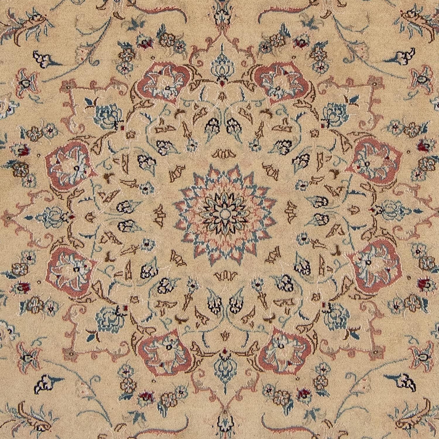 Persisk tæppe - Tabriz - 351 x 252 cm - lys brun